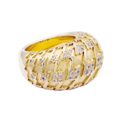 Miller Bague DIOR "Poulette" En Or Jaune Et Diamants -Castafiore Boutique bague dior poulette en or jaune et diamants 553068