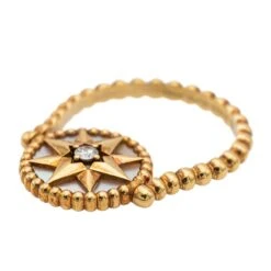 Bague Dior Rose Des Vents Or Jaune Diamant 12 Bague Dior Rose Des Vents Or Jaune Diamant -Castafiore Boutique bague dior rose des vents or jaune diamant 657557