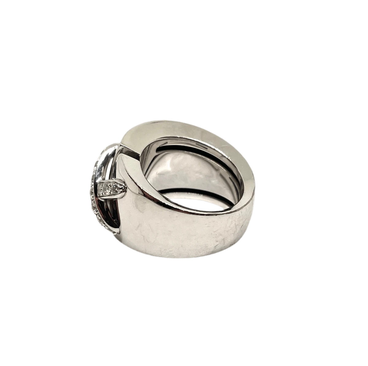 Bague Dôme CHAUMET "Liens XL" En Or Blanc Et Diamants 2 Bague Dôme CHAUMET "Liens XL" En Or Blanc Et Diamants – Image 2