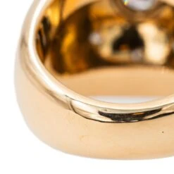 Bague Dôme En Or Rose Et Diamants -Castafiore Boutique bague dome en or rose et diamants 620454