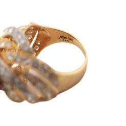 Bague Dôme MARCHAK En Or Jaune, Rubis Et Diamants -Castafiore Boutique bague dome marchak en or jaune rubis et diamants 845248