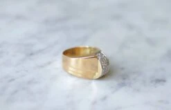 Bague Dome Tank Diamants, Or Et Platine 17 Bague Dome Tank Diamants, Or Et Platine -Castafiore Boutique bague dome tank diamants or et platine 448855