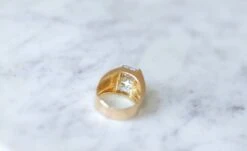 Bague Dome Tank Diamants, Or Et Platine 19 Bague Dome Tank Diamants, Or Et Platine -Castafiore Boutique bague dome tank diamants or et platine 741727