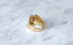 Bague Dome Tank Diamants, Or Et Platine 15 Bague Dome Tank Diamants, Or Et Platine -Castafiore Boutique bague dome tank diamants or et platine 821876