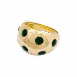 Miller Bague Dôme VAN CLEEF & ARPELS En Or Jaune Et Laque -Castafiore Boutique bague dome van cleef arpels en or jaune et laque 6334545