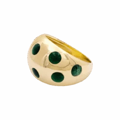 Miller Bague Dôme VAN CLEEF & ARPELS En Or Jaune Et Laque -Castafiore Boutique bague dome van cleef arpels en or jaune et laque 7607004