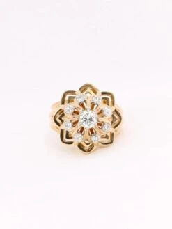 Bague Dome Vintage Diamants -Castafiore Boutique bague dome vintage diamants 445531