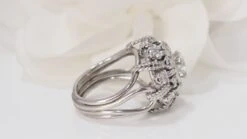 Bague Dôme Vintage En Palladium Et Diamants 12 Bague Dôme Vintage En Palladium Et Diamants -Castafiore Boutique bague dome vintage en palladium et diamants 455923