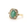Bague émeraude Diamants En Or Jaune 9 Bague émeraude Diamants En Or Jaune -Castafiore Boutique bague emeraude diamants en or jaune 18k 229305