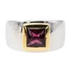 Bague En Deux Ors Et Grenat -Castafiore Boutique bague en deux ors et grenat 632033
