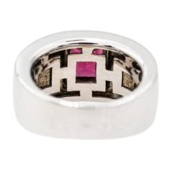 Bague En Deux Ors Et Grenat -Castafiore Boutique bague en deux ors et grenat 901049