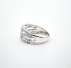 Bague En Diamants Brillants Torsadés -Castafiore Boutique bague en diamants brillants torsades 261920