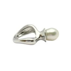 Bague En Or Blanc Diamants Et Perle -Castafiore Boutique bague en or blanc diamants et perle 639911