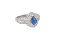 Bague En Or Blanc, Saphir De Ceylan Et Diamants 10 Bague En Or Blanc, Saphir De Ceylan Et Diamants -Castafiore Boutique bague en or blanc saphir de ceylan et diamants 726051