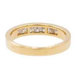 Bague En Or Jaune Et Diamant -Castafiore Boutique bague en or jaune et diamant 491745