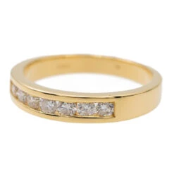 Bague En Or Jaune Et Diamant -Castafiore Boutique bague en or jaune et diamant 896368