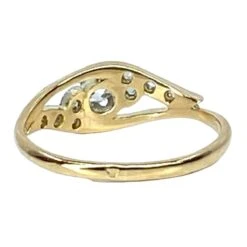 Bague En Or Jaune Et Diamants -Castafiore Boutique bague en or jaune et diamants 355517