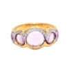 Bague En Or Rose Avec Améthyste -Castafiore Boutique bague en or rose avec amethyste 129266