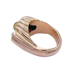 Miller Bague En Or Rose, Citrine Et Diamants -Castafiore Boutique bague en or rose citrine et diamants 502911