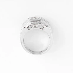 Bague En Platine Et Diamants à Gradins 13 Bague En Platine Et Diamants à Gradins -Castafiore Boutique bague en platine et diamants a gradins 390183