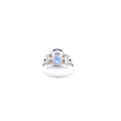 Bague En Platine, Saphir Et Diamants -Castafiore Boutique bague en platine saphir et diamants 112789