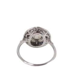 Bague En Platine, Saphirs Et Diamants -Castafiore Boutique bague en platine saphirs et diamants 592498