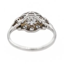 Bague Entourage En Or Blanc Et Diamant -Castafiore Boutique bague entourage en or blanc et diamant 807726