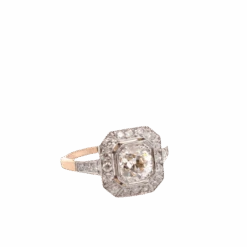 Bague Entourage En Or Jaune, Platine Et Diamants 7 Bague Entourage En Or Jaune, Platine Et Diamants -Castafiore Boutique bague entourage en or jaune platine et diamants 101545