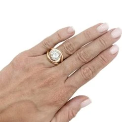 Miller Bague Entrelacée Deux Tons D'or, Diamant 2,78 Carats 10 Miller Bague Entrelacée Deux Tons D'or, Diamant 2,78 Carats -Castafiore Boutique bague entrelacee deux tons dor diamant 278 carats 908859