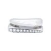 Miller Bague Fred, "Success", En Or Blanc Et Diamants.