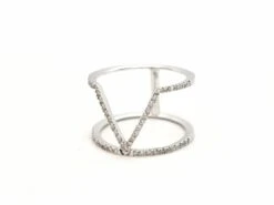 Bague Graphique Or Blanc Diamant 27 Bague Graphique Or Blanc Diamant -Castafiore Boutique bague graphique or blanc diamant 123571