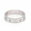 Bague Bandeau GUCCI En Or Blanc Et Diamants -Castafiore Boutique bague gucci avec diamants et or blanc 747008