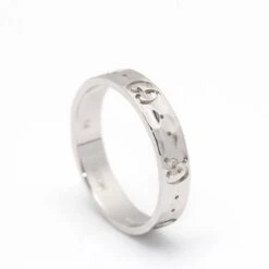 Bague GUCCI "Icon" En Or Blanc 4 Bague GUCCI "Icon" En Or Blanc -Castafiore Boutique bague gucci en or blanc 184902