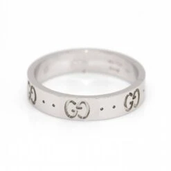 Bague Bandeau GUCCI En Or Blanc