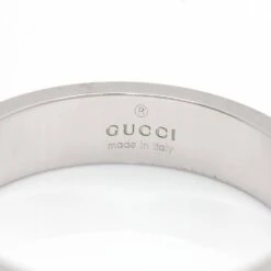 Bague Bandeau GUCCI En Or Blanc -Castafiore Boutique bague gucci or blanc 942911