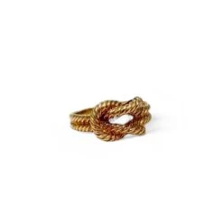 Bague HERMES "Audierne" En Or -Castafiore Boutique bague hermes audierne en or 100737