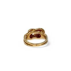 Bague HERMES "Audierne" En Or -Castafiore Boutique bague hermes audierne en or 645182