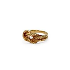 Bague HERMES "Audierne" En Or -Castafiore Boutique bague hermes audierne en or 879714
