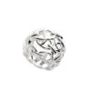 Bague HERMÈS "Chaine D'Ancre Enchainée" En Argent. -Castafiore Boutique bague hermes chaine dancre enchainee en argent 945048