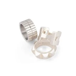 Bague Bandeau HERMÈS En Or Blanc -Castafiore Boutique bague hermes en or blanc 150500