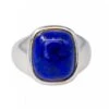 Bague HERMES En Or Blanc Et Lapis-lazuli -Castafiore Boutique bague hermes en or blanc et lapis lazuli 468933