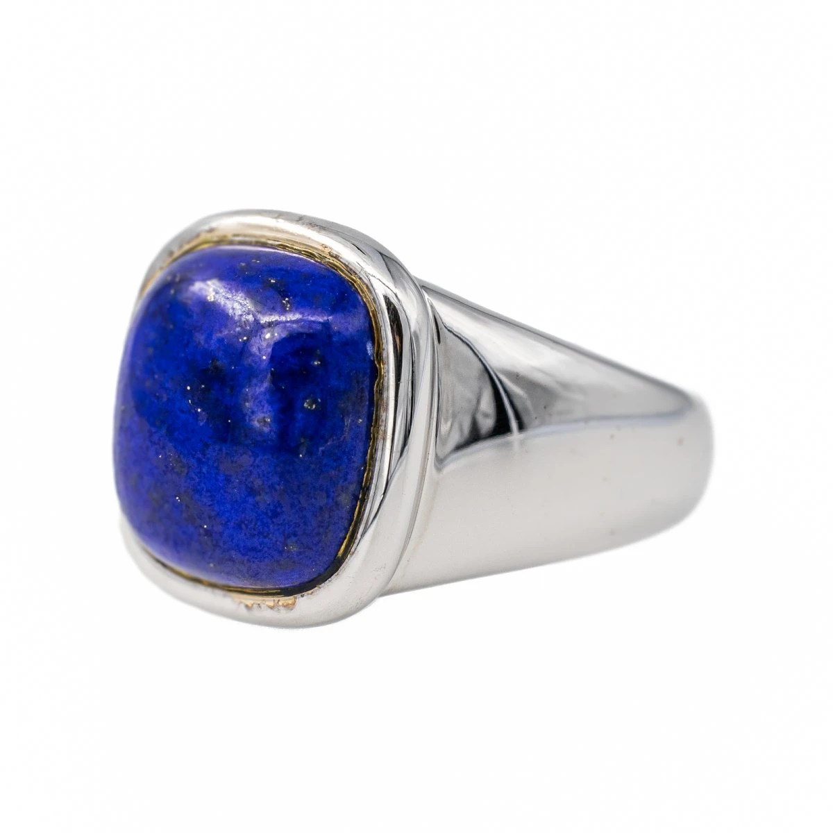 Bague HERMES En Or Blanc Et Lapis-lazuli 3 Bague HERMES En Or Blanc Et Lapis-lazuli – Image 3