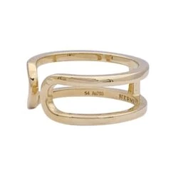 Miller Bague HERMÈS "Ever Chaîne D'Ancre", Or Jaune. -Castafiore Boutique bague hermes ever chaine dancre or jaune 428235