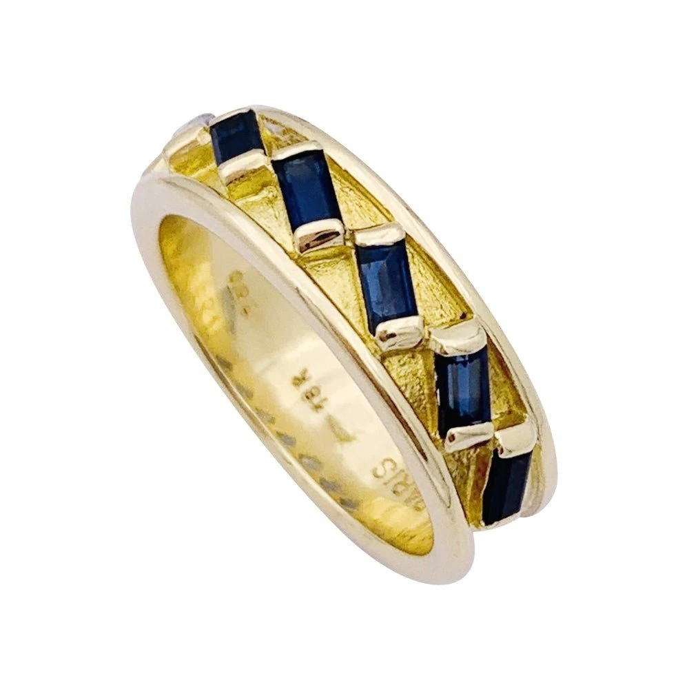 Miller Bague HERMÈS En Or Jaune Et Saphirs 5 Miller Bague HERMÈS En Or Jaune Et Saphirs – Image 5
