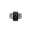 Bague J By A&D En Or Blanc, Saphirs Et Diamants -Castafiore Boutique bague j by ad en or blanc saphirs et diamants 297693