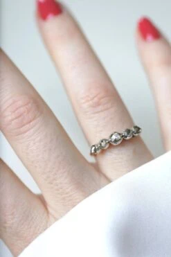 Bague Jarretière Ancienne Diamants -Castafiore Boutique bague jarretiere ancienne diamants 356396