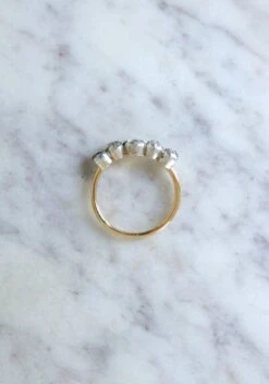 Bague Jarretière Ancienne Diamants -Castafiore Boutique bague jarretiere ancienne diamants 622165