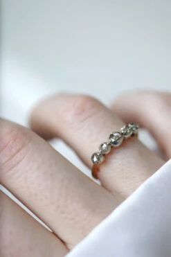 Bague Jarretière Ancienne Diamants -Castafiore Boutique bague jarretiere ancienne diamants 646482