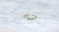 Bague Jarretière Ancienne Diamants -Castafiore Boutique bague jarretiere ancienne diamants 712222