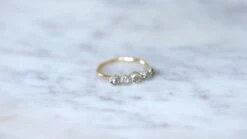 Bague Jarretière Ancienne Diamants -Castafiore Boutique bague jarretiere ancienne diamants 998873